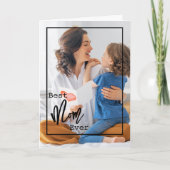 Beste moeder ooit | Moederdag foto kaart (Voorkant)