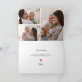 Beste moeder ooit Moederdag foto Wenskaart Kaart (Binnen)