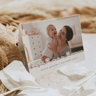 Beste moeder ooit Moederdag foto Wenskaart Kaart