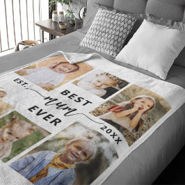 Beste moeder ooit - Moederdag fotocollage Fleece Deken