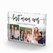 Beste moeder ooit - Moederdag fotocollage Fotoblokken (Rechts)