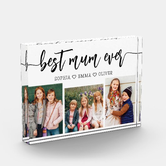 Beste moeder ooit - Moederdag fotocollage Fotoblokken (Links)