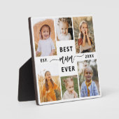 Beste moeder ooit - Moederdag fotocollage Fotoplaat (Voorkant)