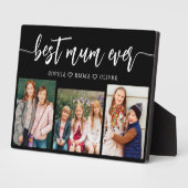 Beste moeder ooit - Moederdag fotocollage Fotoplaat (Zijkant)