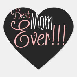 Beste Moeder Ooit Moederdag Hart Sticker