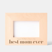 Beste moeder ooit Moederdag Koepeltje Gegraveerde Lijstjes (Voorkant)