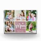 Beste moeder ooit Moederdag Mauve Photo Block Fotoblokken (Voorkant)