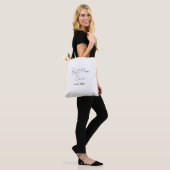 beste moeder ooit moederdag naam datum eenvoudig m tote bag (Op model)