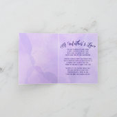 ''Beste moeder ooit'' Moederdag - Paarse bloemenva Kaart (Binnen)