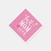 Beste moeder ooit Moederdag Quote | Papieren Serve Servet (Hoek)