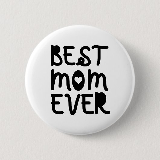 Beste Moeder Ooit Moederdag Ronde Button 5,7 Cm (Voorkant)