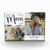 Beste moeder ooit Moederdag roze Fotoblokken (Voorkant)