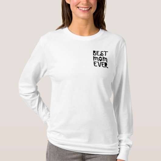 Beste moeder ooit Moederdag T-shirt (Voorkant)