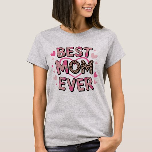 Beste moeder ooit - Moederdag T-shirt (Voorkant)