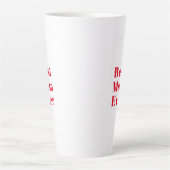 Beste moeder ooit, Moederdag verjaardag cadeau ker Latte Mok (Voorkant)