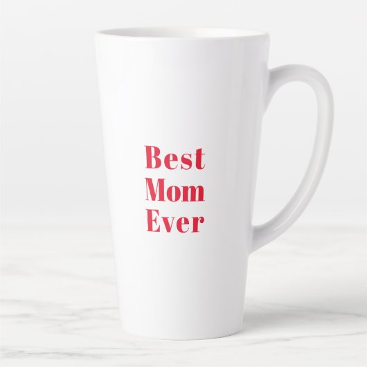 Beste moeder ooit, Moederdag verjaardag cadeau ker Latte Mok (Rechts)