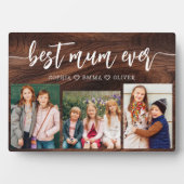 Beste moeder ooit - Moederdag Wood Fotocollage Fotoplaat (voorkant)