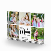 Beste moeder ooit Moederdag zwart wit fotoblok (Rechts)