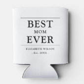 Beste moeder ooit moeders cadeau blikjeskoeler (Achterkant)