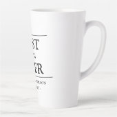 Beste moeder ooit moeders cadeau latte mok (Rechts)