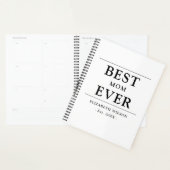 Beste moeder ooit moeders cadeau planner (Display)