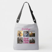 Beste moeder ooit Moeder's foto collage Crossbody Tas (Voorkant)