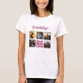 Beste moeder ooit Moeder's foto collage T-shirt (Voorkant)