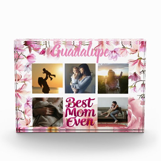 Beste Moeder ooit Moeder's Fotocollage Fotoblokken (Voorkant)