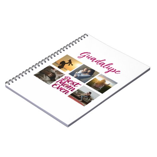 Beste Moeder ooit Moeder's Fotocollage Notitieboek (Linkerzijde)