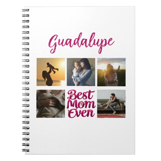 Beste Moeder ooit Moeder's Fotocollage Notitieboek (Voorkant)