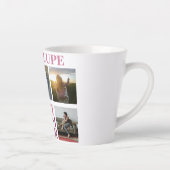 Beste Moeder Ooit Moeder's Fotocollage Roze Latte Mok (Rechts)
