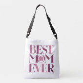 Beste Moeder ooit Moeder's Fotocollage Schattige R Crossbody Tas (Achterkant)
