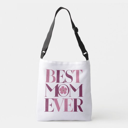 Beste Moeder ooit Moeder's Fotocollage Schattige R Crossbody Tas (Achterkant)