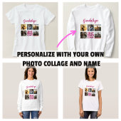 Beste Moeder ooit Moeder's Fotocollage T-shirt