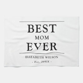 Beste moeder ooit Moeders Gift Keuken Handdoeken