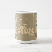 Beste Moeder Ooit Mok Met Patronen Bloemen (Midden)