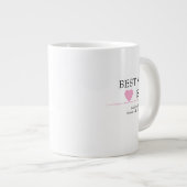 Beste moeder ooit Mok met roze hart - Bevestigd do (Voorkant rechts)