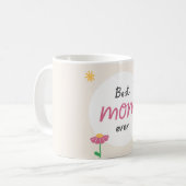 Beste moeder ooit Mok Schattige cadeau Moederdag V (Voorkant links)