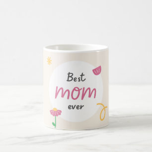 Beste moeder ooit Mok Schattige cadeau Moederdag V
