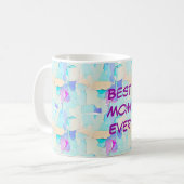 Beste Moeder Ooit Mozaïek Koffiemok (Voorkant links)