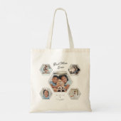 Beste Moeder Ooit Multi Foto Aangepaste Collage Sc Tote Bag (Achterkant)