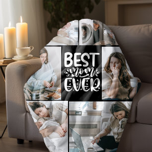 Beste Moeder ooit Multi Foto Fleece Deken