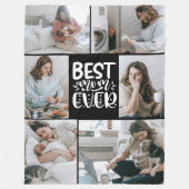 Beste Moeder ooit Multi Foto Fleece Deken (Voorkant)