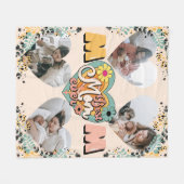 Beste Moeder Ooit Multi Hart vorm Foto Fleece Blan (Voorkant (Horizontaal))