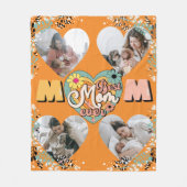 Beste Moeder Ooit Multi Hart vorm Foto Fleece Blan (Voorkant)