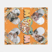 Beste Moeder Ooit Multi Hart vorm Foto Fleece Blan (Voorkant (Horizontaal))