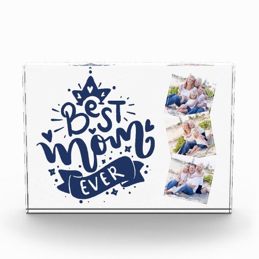 Beste Moeder ooit Multi Photo Block Fotoblokken (Voorkant)