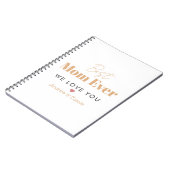 Beste moeder ooit notitieboek (Linkerzijde)