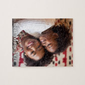 Beste moeder ooit op maat gemaakte foto-herinnerin legpuzzel (Horizontaal)