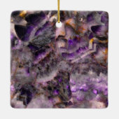 Beste moeder ooit paarse kwarts marmer keramisch ornament (Achterkant)